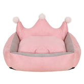 Scratch resistant crown dog bed